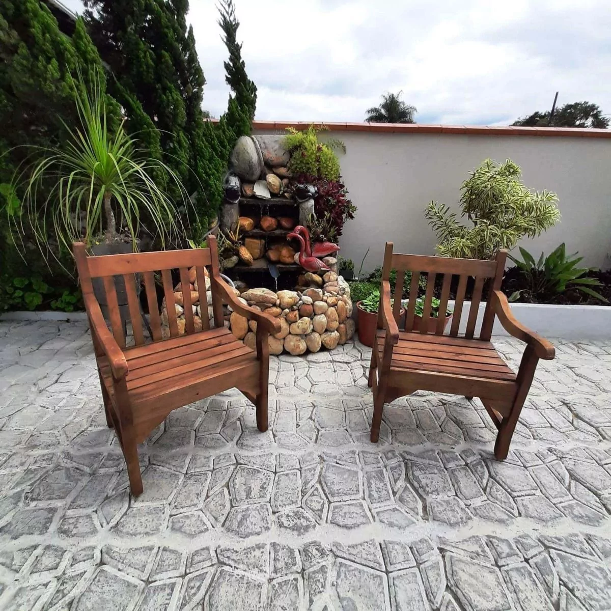 Kit 2 Bancos De Madeira Maciça Móveis Rústicos BV Magazine
