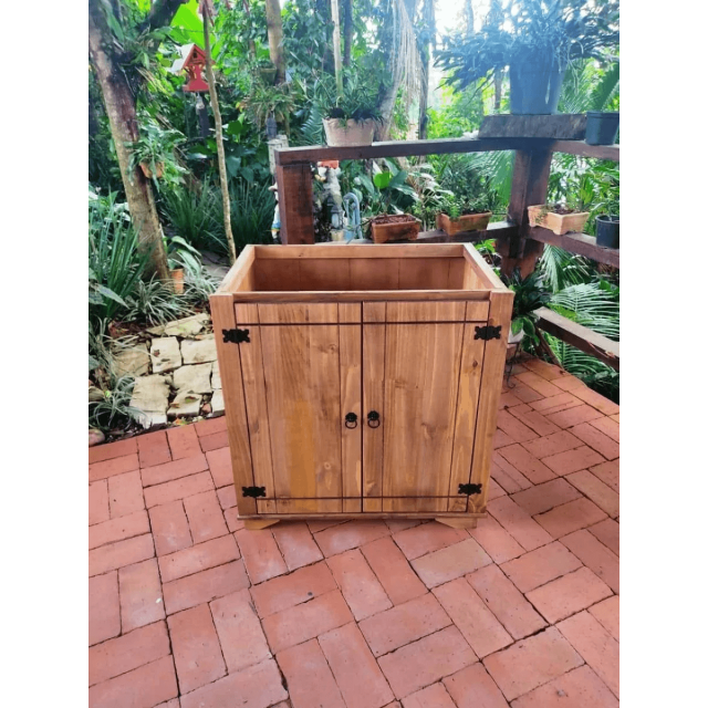 Balcão 0,80 Cm Para Cozinha De Madeira Maciça Móveis Rio Negrinho Balcão 0,80 Cm Para Cozinha De Madeira Maciça Móveis Rio Negrinho