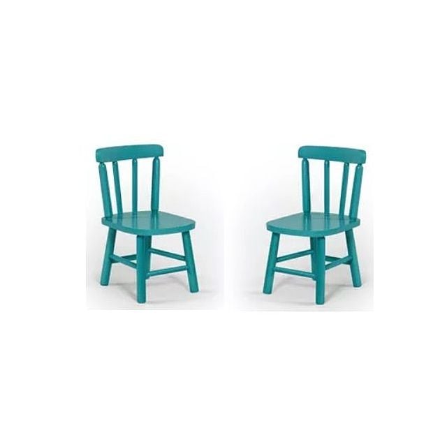 Par De Cadeiras Intantil Azul Disamóveis