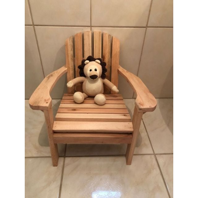 Cadeira Infantil De Descanso Para Jardim De Madeira Maciça Bv Magazine