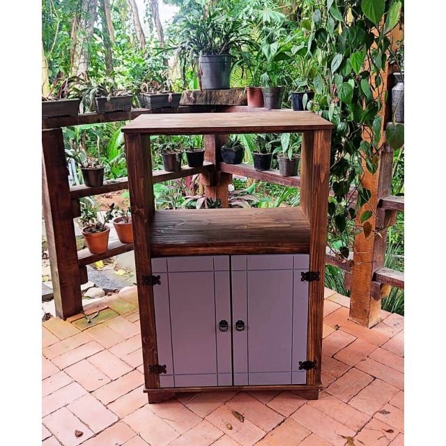Balcão Multiuso Forno E Micro Detalhes Em Cinza De Madeira Maciça Móveis Rio Negrinho Balcão Multiuso Forno E Micro Detalhes Em Cinza De Madeira Maciça Móveis Rio Negrinho