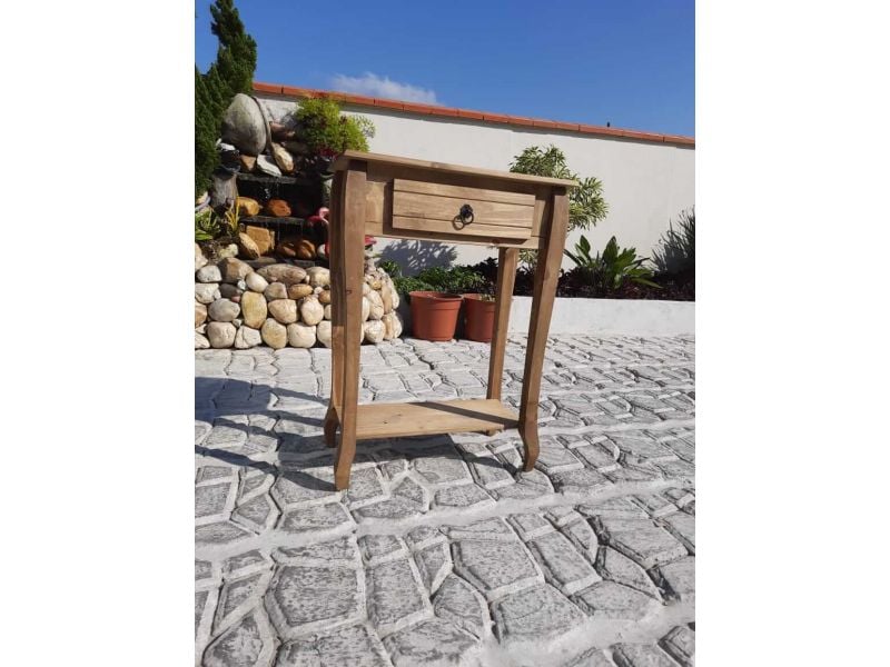 Aparador 1 Gaveta De Madeira Maciça 86X37X55 Móveis Rio Negrinho
