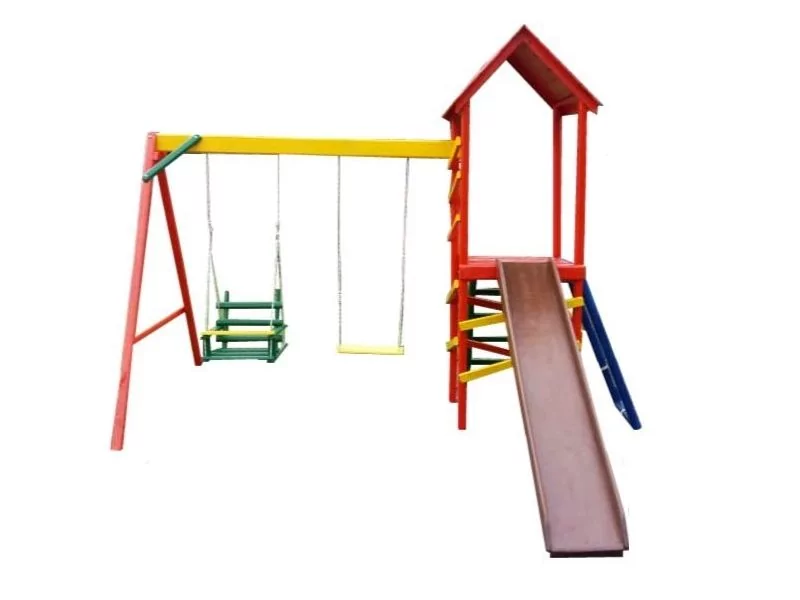 Playground Com Casinha 240x270x300 De Madeira Móveis Rústicos BV Magazine