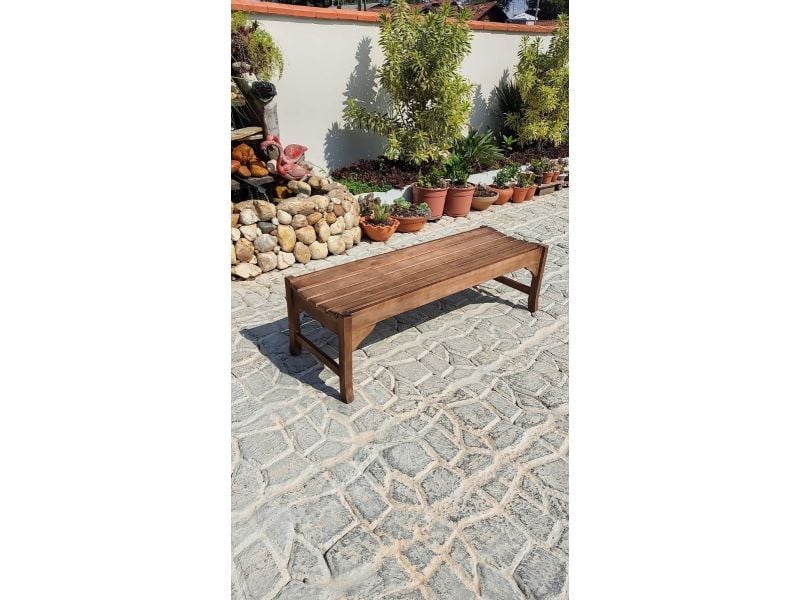 Banco De Jardim De Madeira Maciça Móveis Rústicos Bv Magazine