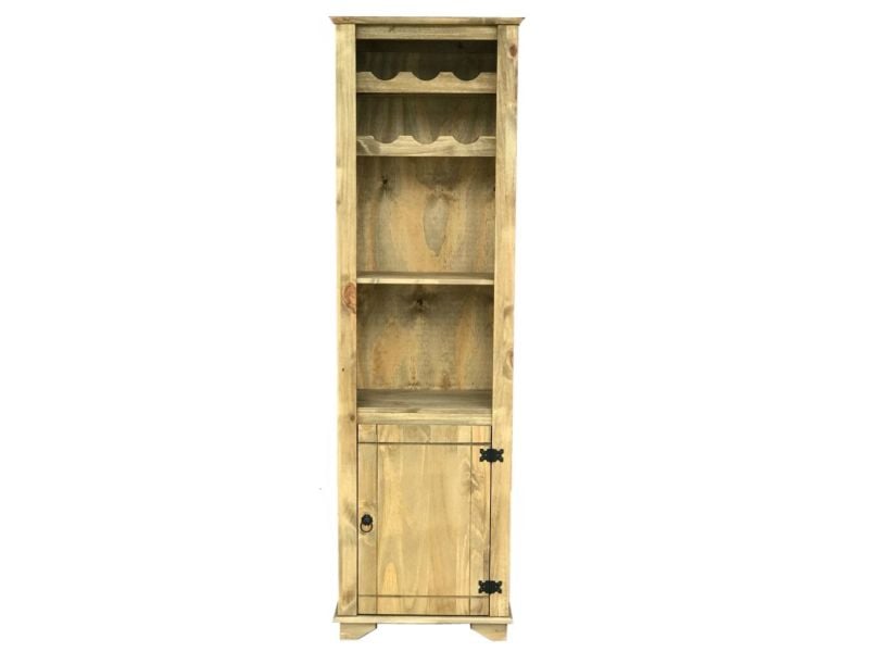 Adega Com 1 Porta De Madeira Maciça 1,84X34X52 Móveis Rio Negrinho