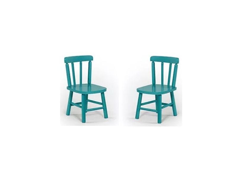 Par De Cadeiras Intantil Azul Disamóveis
