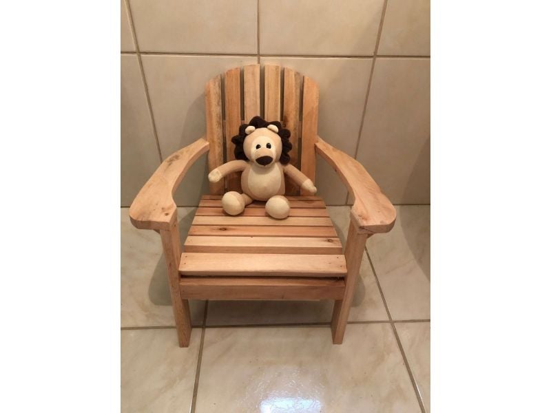 Cadeira Infantil De Descanso Para Jardim De Madeira Maciça Bv Magazine