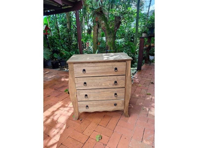 Comoda 4 Gavetas Provence De Madeira Maciça Moveis Rio Negrinho Comoda 4 Gavetas Provence De Madeira Maciça Moveis Rio Negrinho